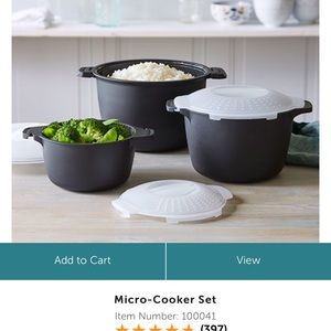 Pampered chef micro cook set